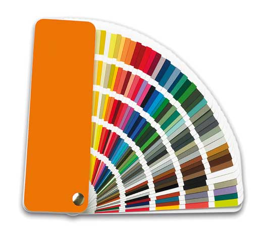 لوحة الألوان