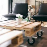 طاولات القهوة المتنقلة على عجلات