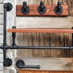 رفوف وشماعات على طراز لوفت