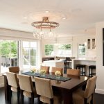 طاولة مستطيلة لمطبخ الاستوديو