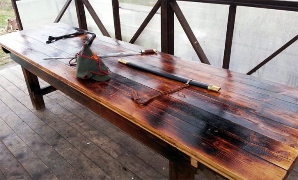 سطح العمل بعد إطلاق النار