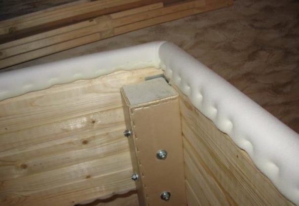 أعلى رغوة المطاط مسمر