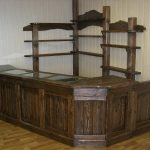 مجموعة أثاث ركنية مع طاولات جانبية ورفوف