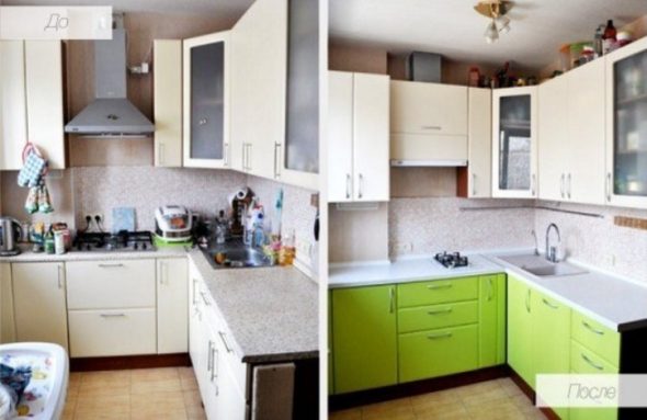 استبدال الواجهة قبل وبعد