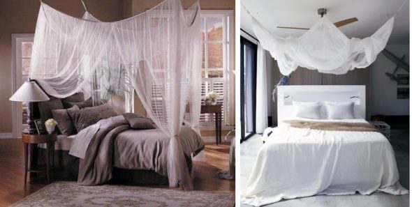 المظلة على الحبال