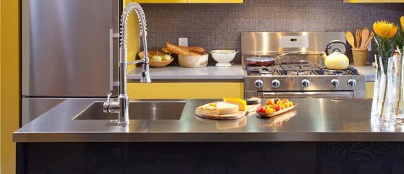 الفولاذ المقاوم للصدأ سطح العمل