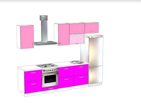 مطبخ مستقيم