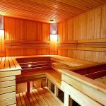 أرفف خشبية بطابقين