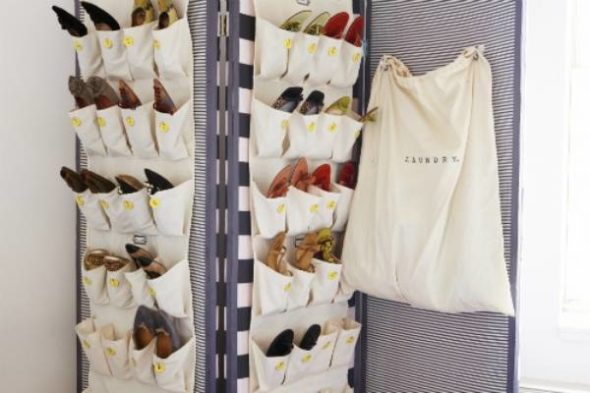 صندوق الأحذية القماشية