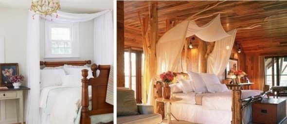 ehko-DIZAJN-spalni-ق-vetkami-igrayushchimi-رول-krepleniya-DLYA-baldahina