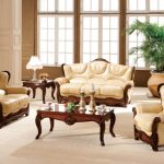 كلاسيكي لا أريكة قابلة للطي والكراسي في الداخل