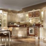 المطبخ ركن جميل مع عناصر خمر.