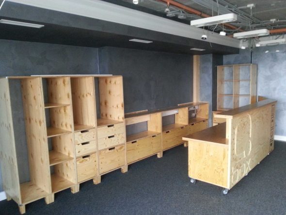 الخشب الرقائقي المطبخ