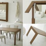 الجدول مرآة الأصلي مطوية وكشفت