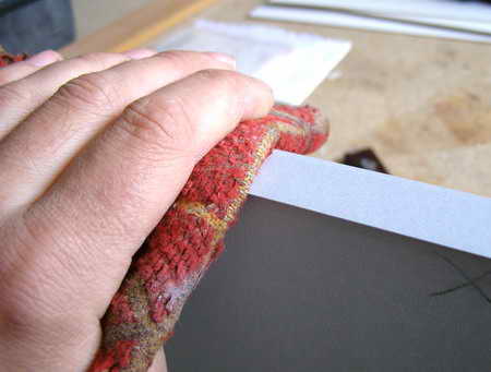 نضغط الشريط