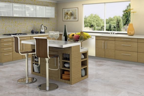 المطبخ الحديث من اللوح