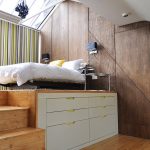 صناديق التخزين تحت المنصة السرير