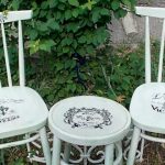 เก้าอี้ Decoupage ในสไตล์ Provence