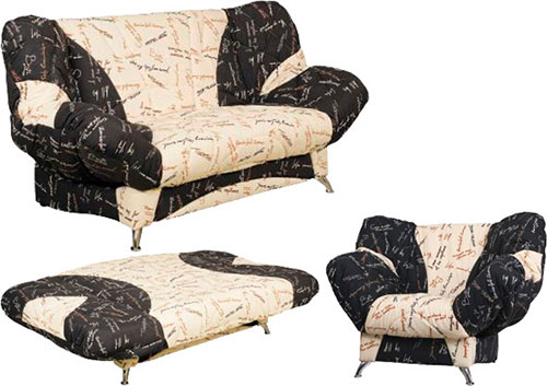 أريكة مع آلية انقر فوق klyak