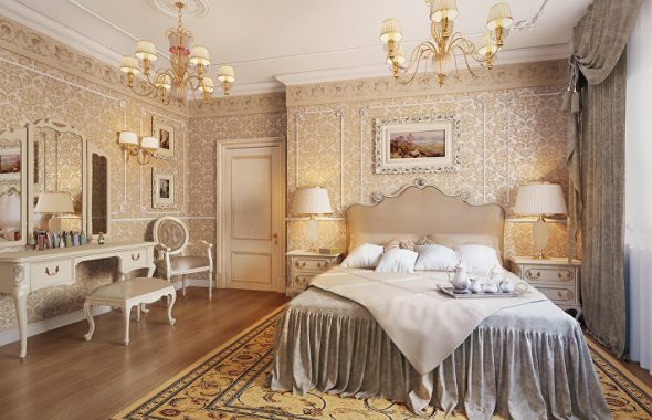 اثنين من أغطية السرير على السرير