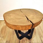 طاولة القهوة المستديرة تفعل ذلك بنفسك