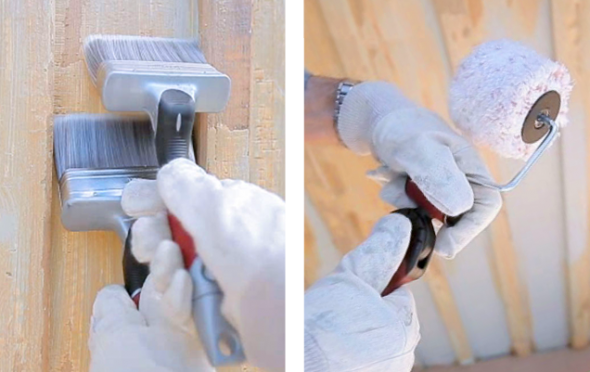 تطبيق الطلاء