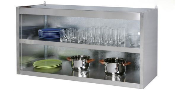 رف صندوق مصنوع من المعدن