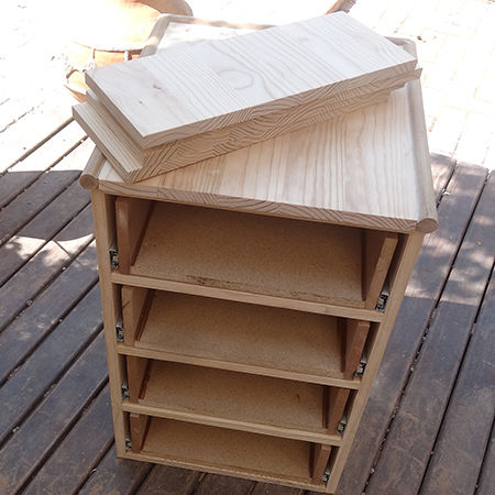 طاولة السرير دون لوحات