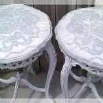 ديكور طاولات الطعام في شكل الزخرفة