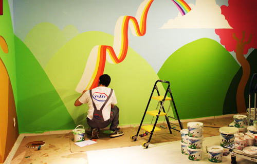 الطلاء للحضانة