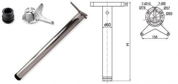 كروم الساق للجدول