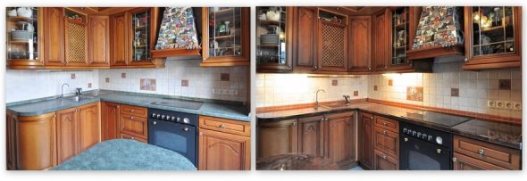 نتيجة استبدال الطاولة