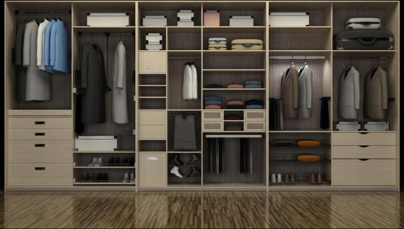 انزلاق خزانة مع ملء