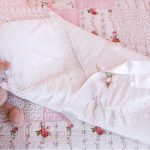 بطانية قطيفة على sintepon مع بطانة من الدانتيل interlok