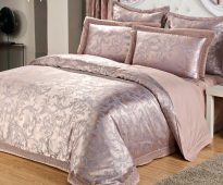 أغطية السرير الساتان الجاكار