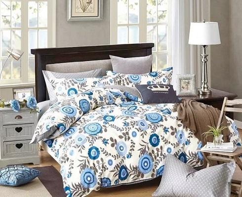 طقم ساتان مطبوع