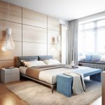 المفرش صارمة لغرفة نوم حديثة