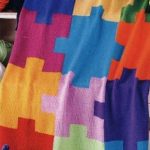 محبوك منقوشة الألغاز متعددة الالوان