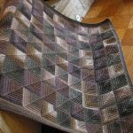 محبوك منقوشة مع نمط التكرار