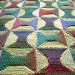 محبوك منقوشة لفائف منقوشة