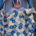 بطانية الأزهار للأطفال لصبي