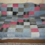 خليط الدنيم غطاء بطانية