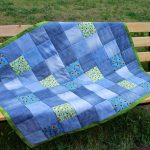 سجاد من قطع ملونة من الجينز القديم