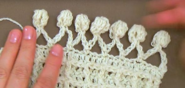 تقليم الحافة مع شدات الورد