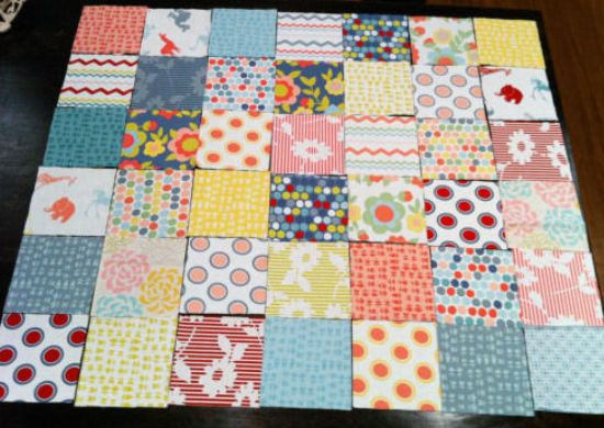 قطعة مربعة من القماش