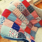 لحاف مع نمط غير عادي