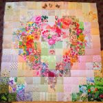 لحاف pochvork في تقنية الألوان المائية