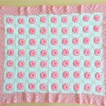 منقوشة في العربة سوفلي لطيف من الزخارف مربع الزهور