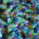 يمكن حياكة غطاء من شظايا الزهور من بقايا الغزل