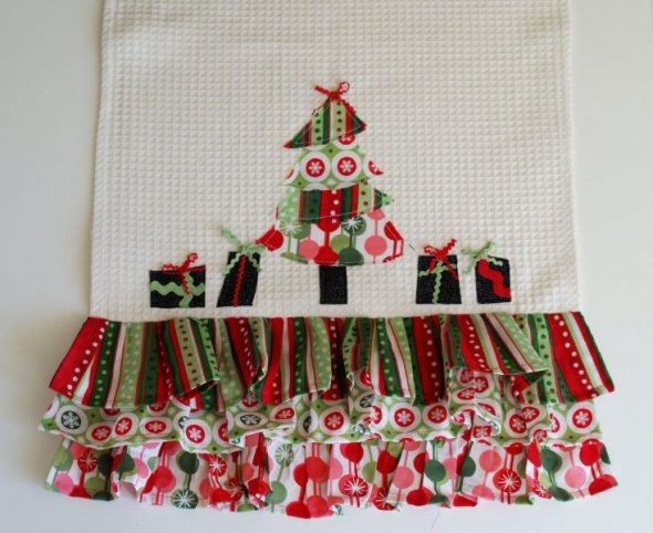 منشفة عيد الميلاد بسيطة